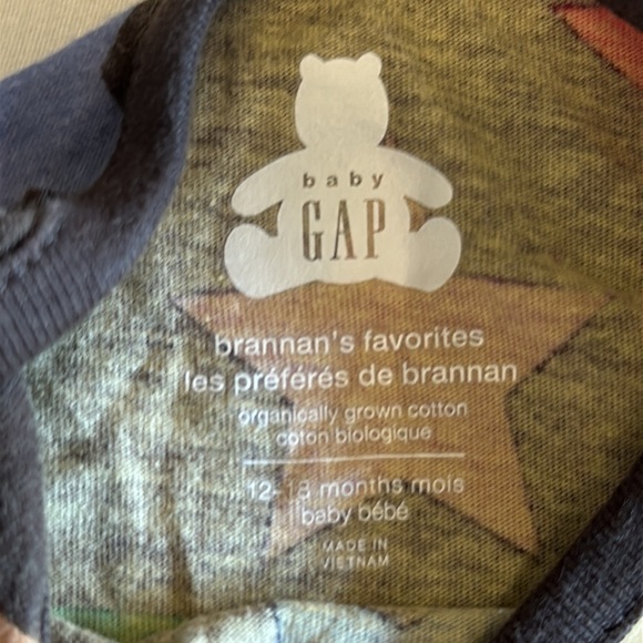 GAP - Baby Onesies with Stars and Stripes and matching long sleeve shirt - Picture 4 of 5